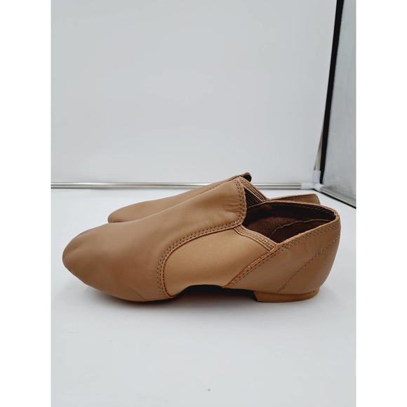 Capezio Tan E-Series Dance Hip Hop Jazz Slip On Splt Sole  Child 8M - Picture 2 of 8